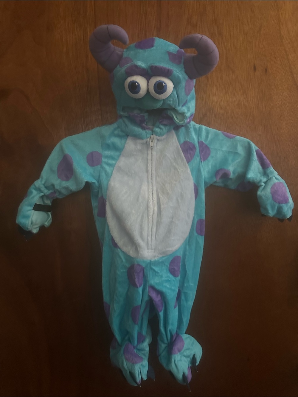 Disney Baby Sulley Blue and Purple Plush Monster Costume